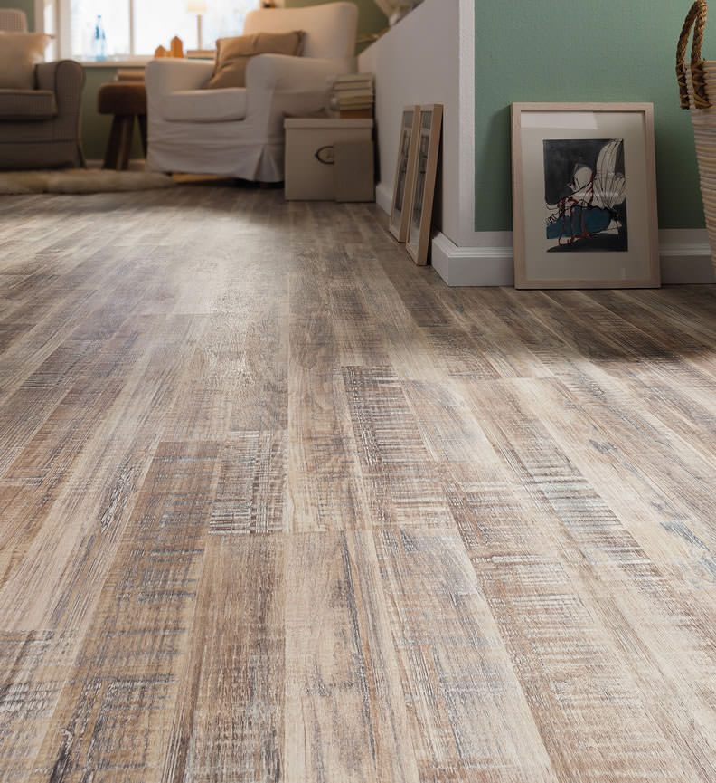 Laminat T75 3Stab Robinie weiss geschliffen 530287 Int01