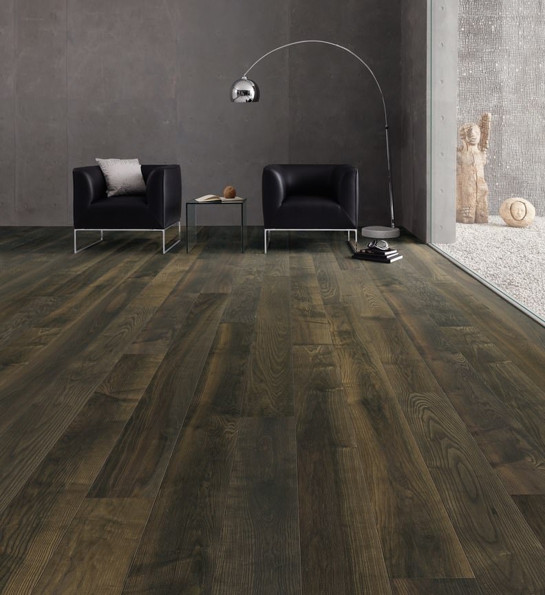  parkettmanufaktur by haro landhausdiele 4v esche olivgrau expressiv strukturiert qv